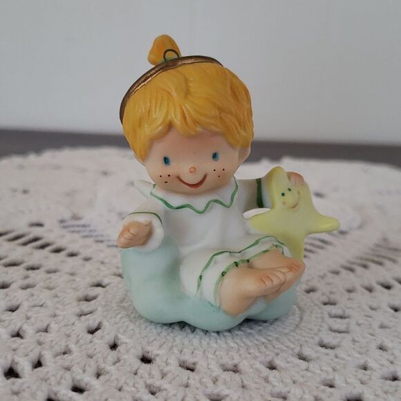 Vintage 1984 Hand-Painted Fine Porcelain Hallmark Keepsake Ornament - Katybeth - Picture 2 of 13